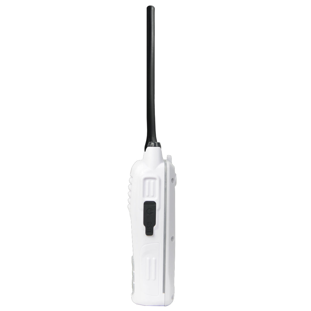 GME GX865 Marine VHF Handheld Radio Side