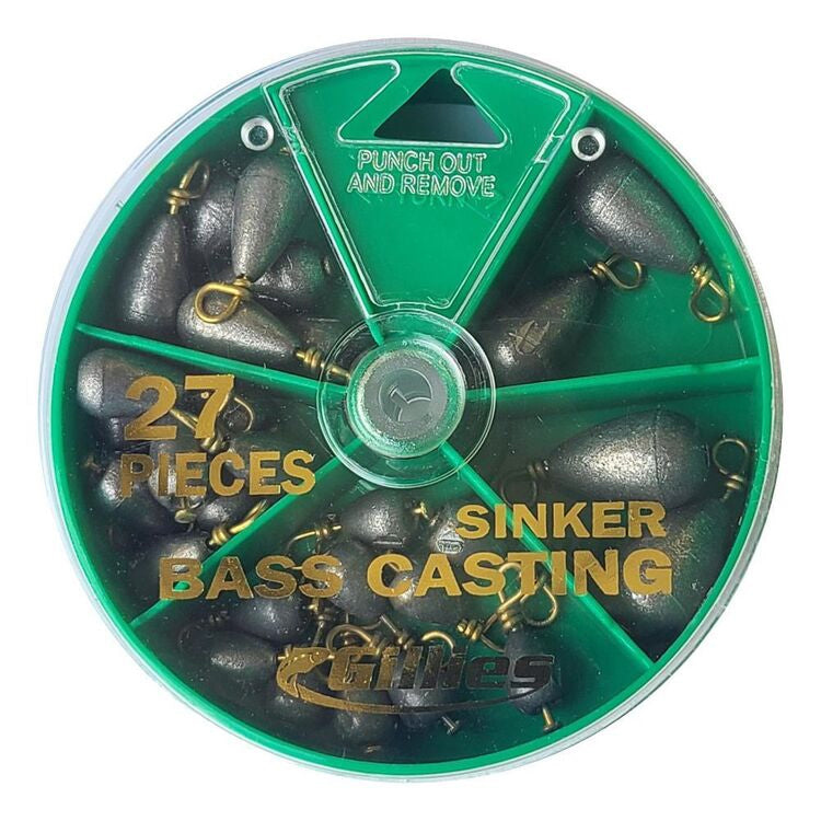Gillies Bass Casting Sinkers