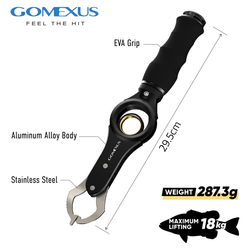 Gomexus IW18 Aluminium Fish Lip Gripper With Scales