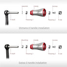 Gomexus 20mm Aluminium CNC Power Knob Fitting