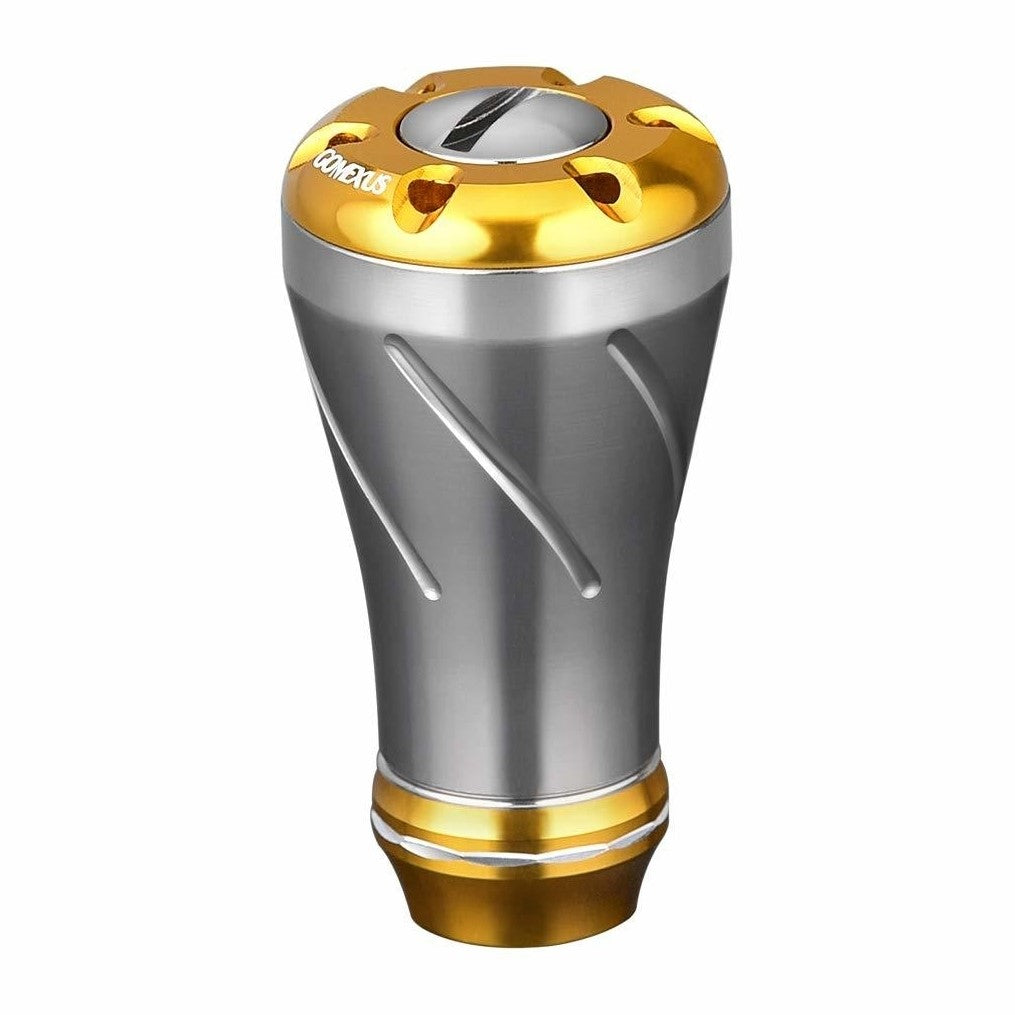 Gomexus 20mm Aluminium CNC Power Knob Titanium / Gold