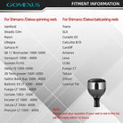 Gomexus A30 Aluminium Reel Power Knob 30mm Models