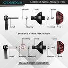 Gomexus A41 41mm Aluminium Knob Fitting