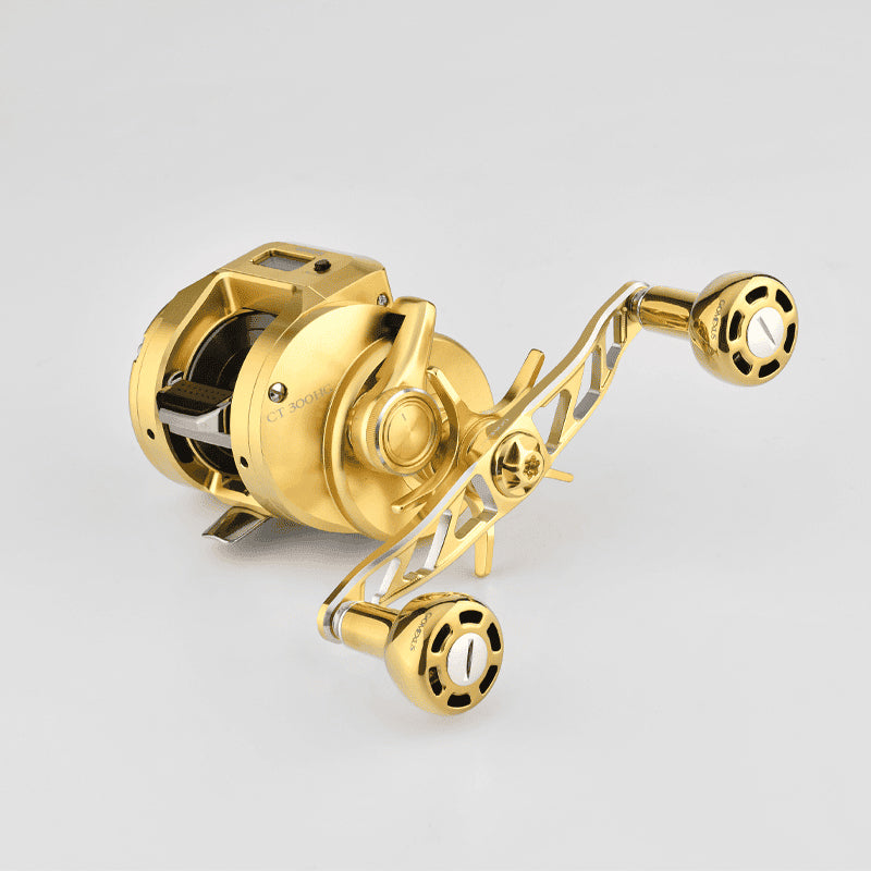 Gomexus BDH-TA30 120mm 7x4mm Aluminium Handle - Baitcast Titanium Knob Fitted