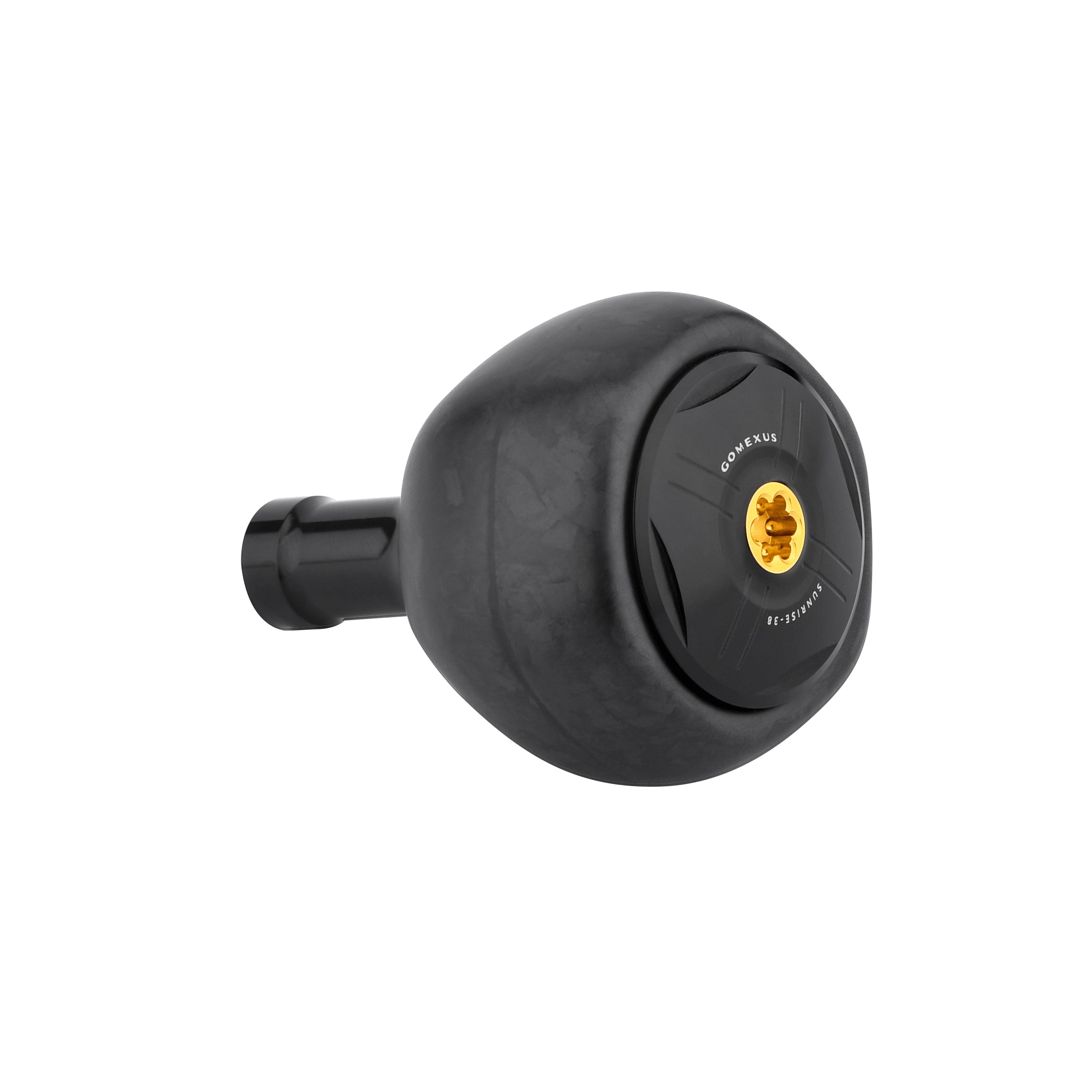 Gomexus DA38 Carbon Reel Power Knob 38mm Black / Gold