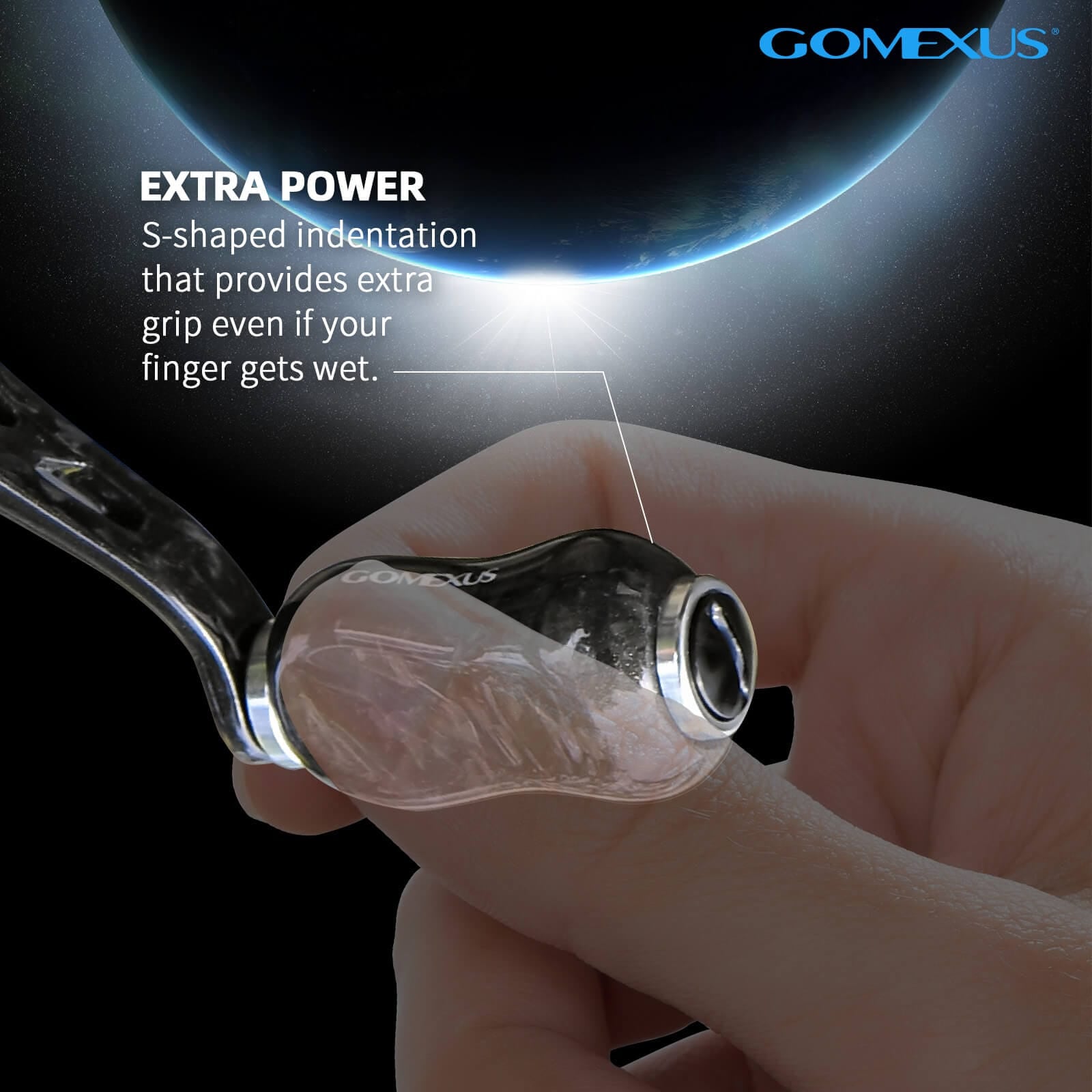 Gomexus F22 Carbon Reel Power Knob 20mm Winding