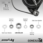 Gomexus HS1 Titanium Fishing Line Roller Includes