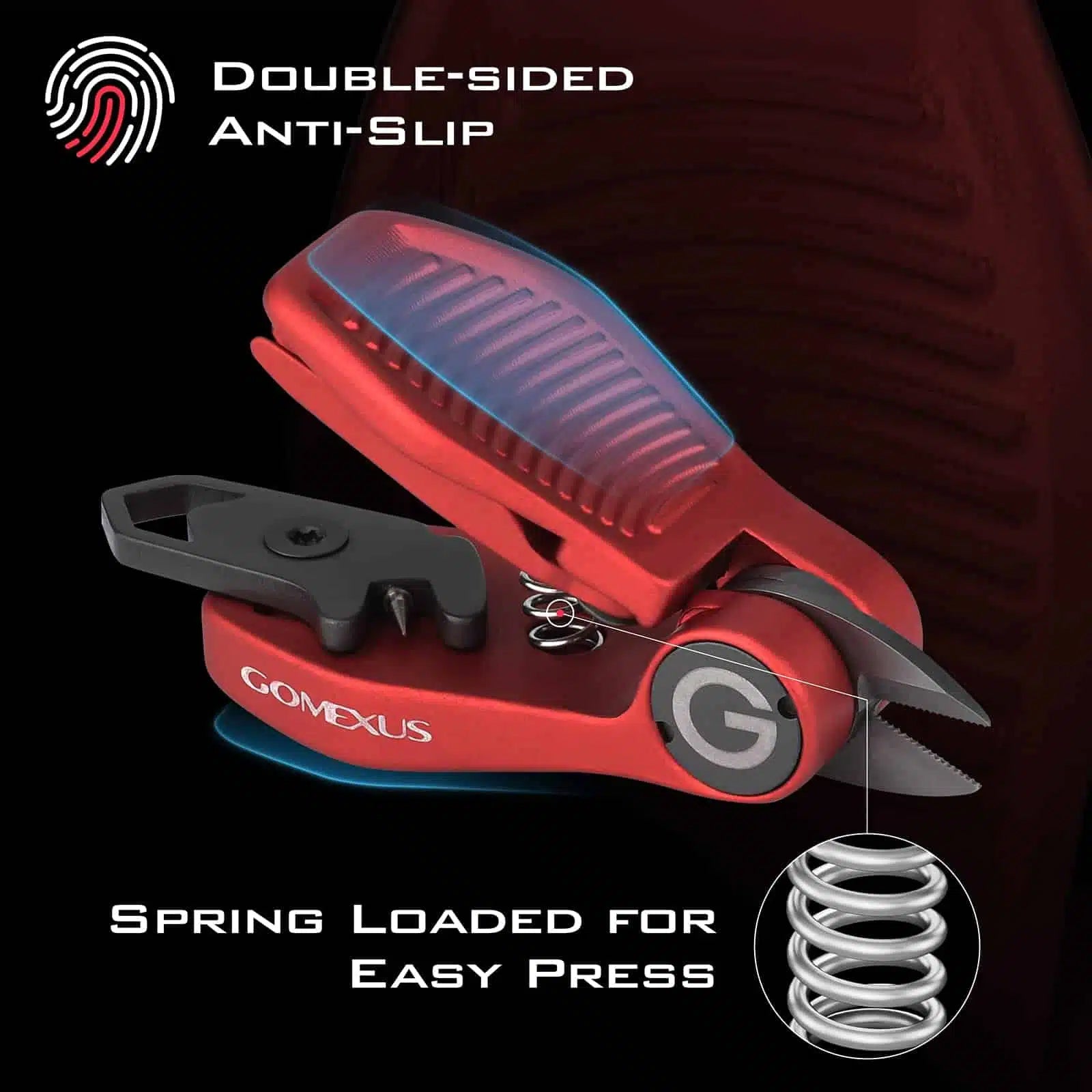 Gomexus Nippers With Retractor Spring