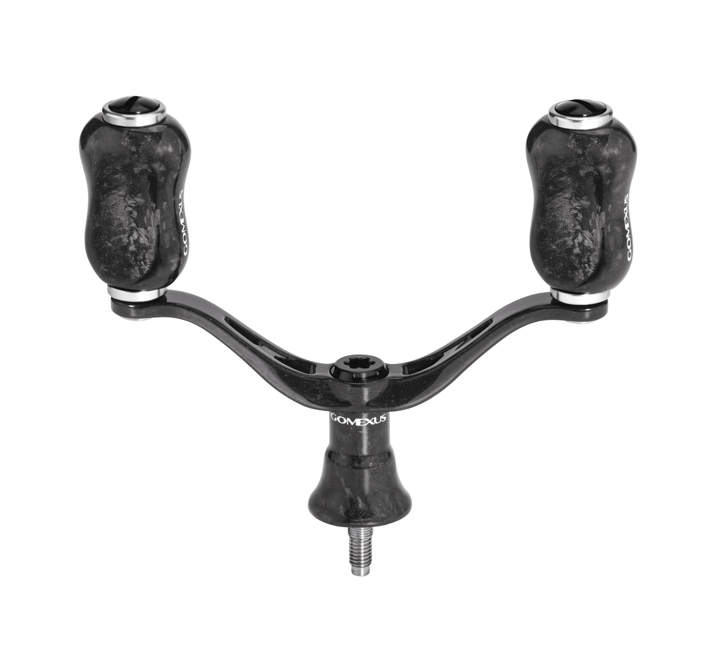Gomexus Spin Forged Carbon Double Handle - Shimano 82mm Black / Silver