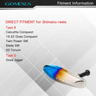 Gomexus T105B 105mm Titanium Power Knob Shimano B Fitment