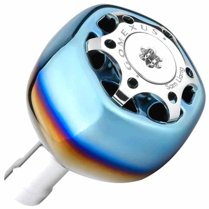 Gomexus TA38S Titanium Power Knob 38mm Flame Silver