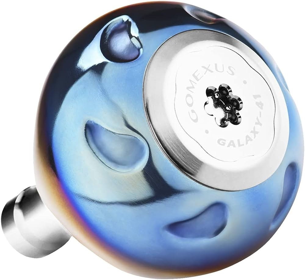 Gomexus Galaxy TB41 41mm Titanium Power Knob Flame Silver