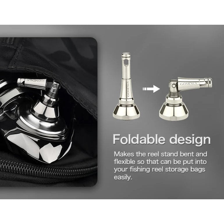Gomexus TR6 Titanium Foldable Reel Stand 44mm Foldable