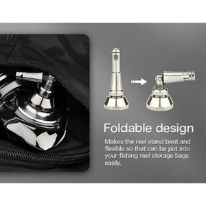 Gomexus TR6 Titanium Foldable Reel Stand 44mm Foldable