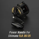 Gomexus iHandle SS85 for Shimano TLD 20 25 Reel Power Handle Fitted