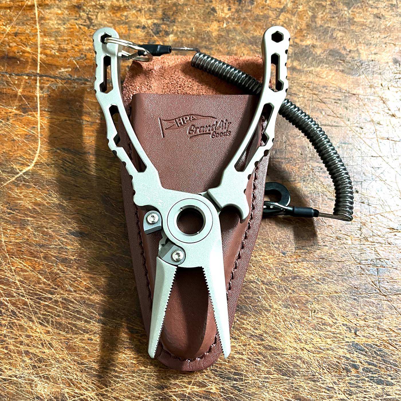 HPA HPA Grand Air Titanium Pliers 6.5 - with Spare Cutters Sheath and Zip 68 Bag
