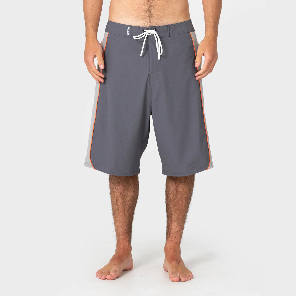 Halco X Rusty Fixed Waist Boardshorts - Steel Front