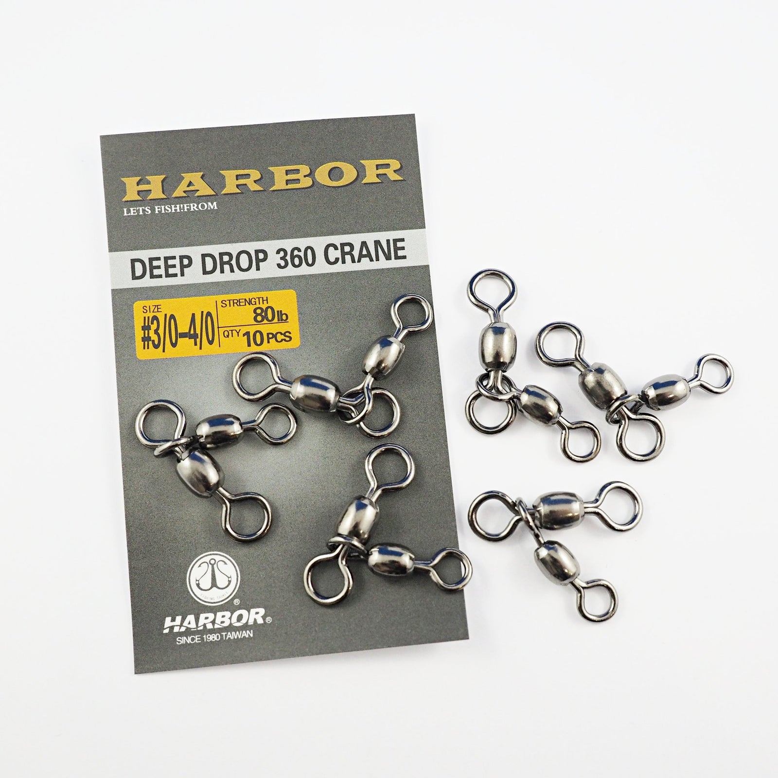 Harbor 3-Way 360 Crane Swivel 10pk