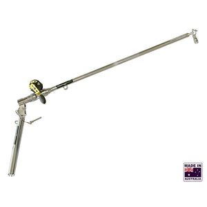 Hook Em Teaser Dredge Extension Bar Setup 6 Position Adjustable Boom 160cm Cover
