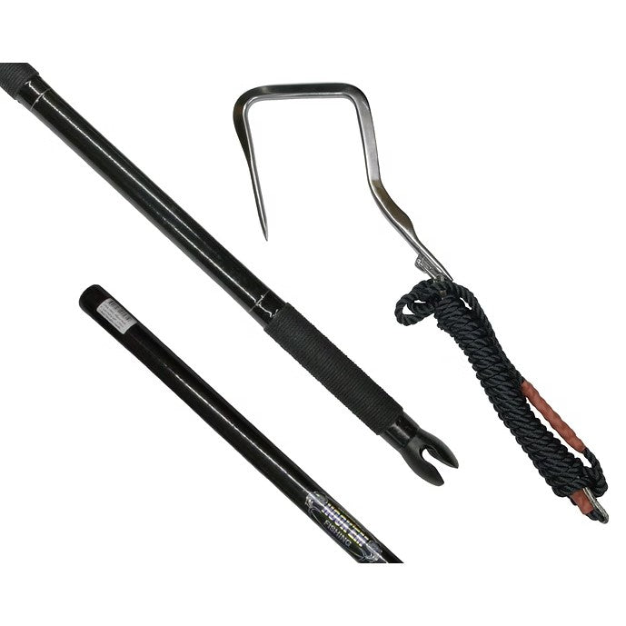 Hookem Cast Diamond Flying Gaff- 6in 150mm 1.8m 2pce Fibreglass CFGD6-1802