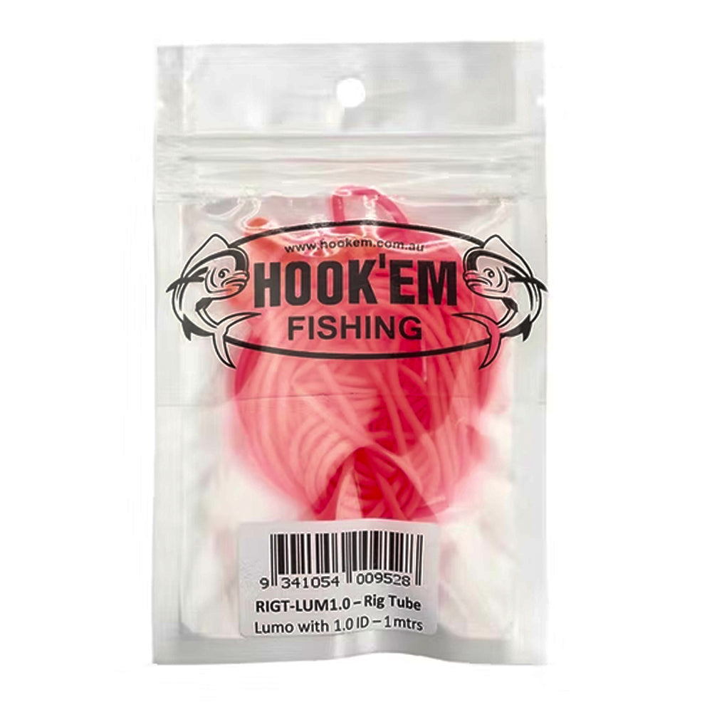 Hookem Rigging Tube and Beads Red 1mm x 1m