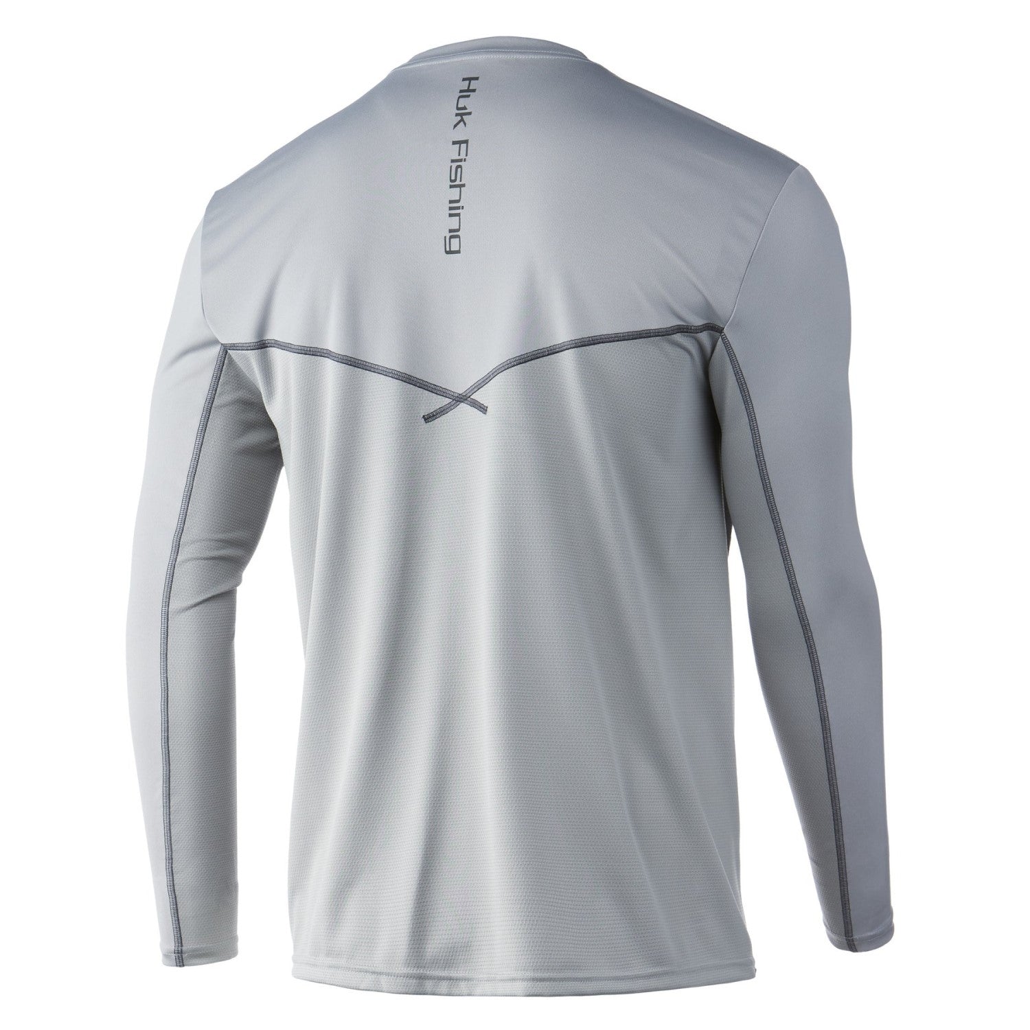 Huk Icon X LS Jersey - Overcast Grey Rear
