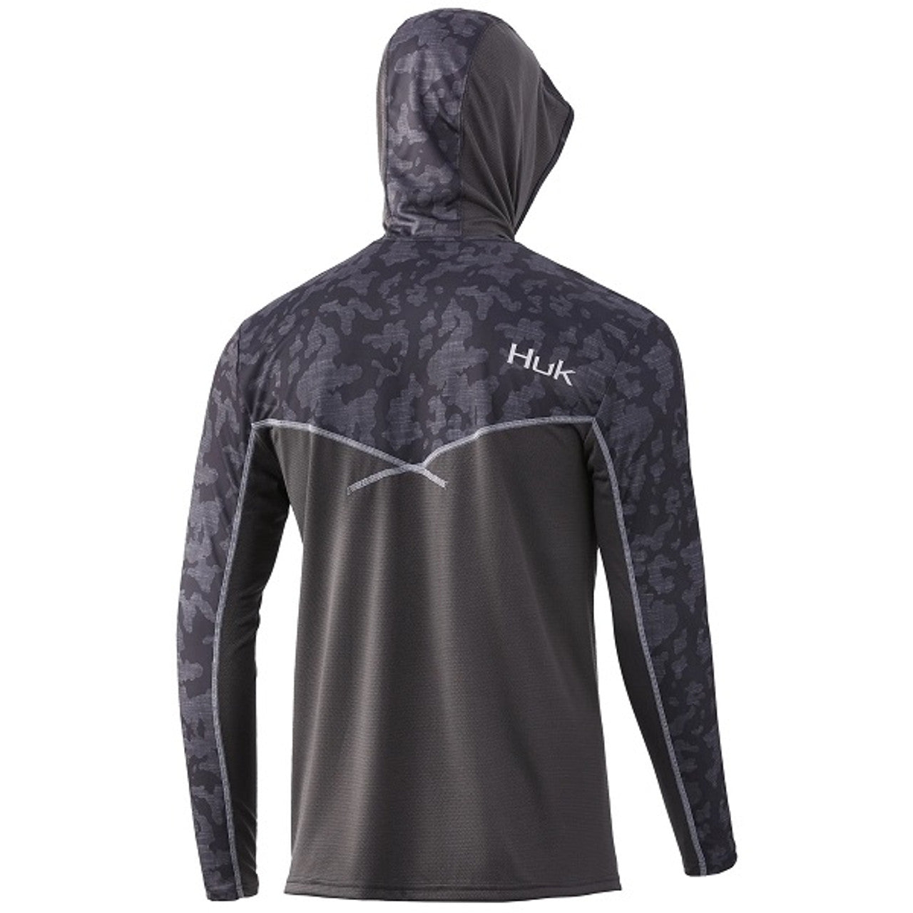 Huk Icon X Running Lakes Hoodie Mens Volcanic Ash - Compleat