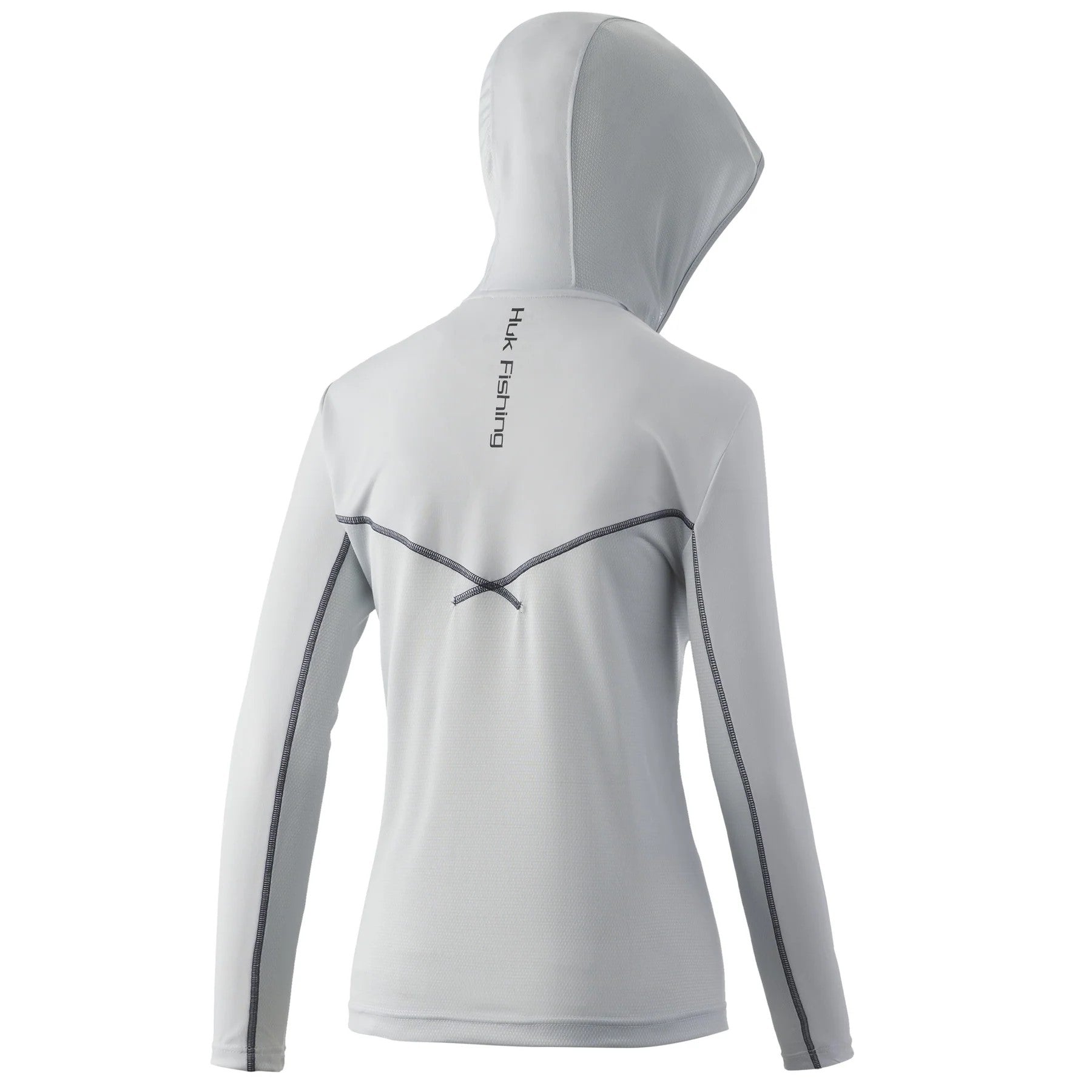 Huk Icon X Solid Hoodie LS Womens Oyster