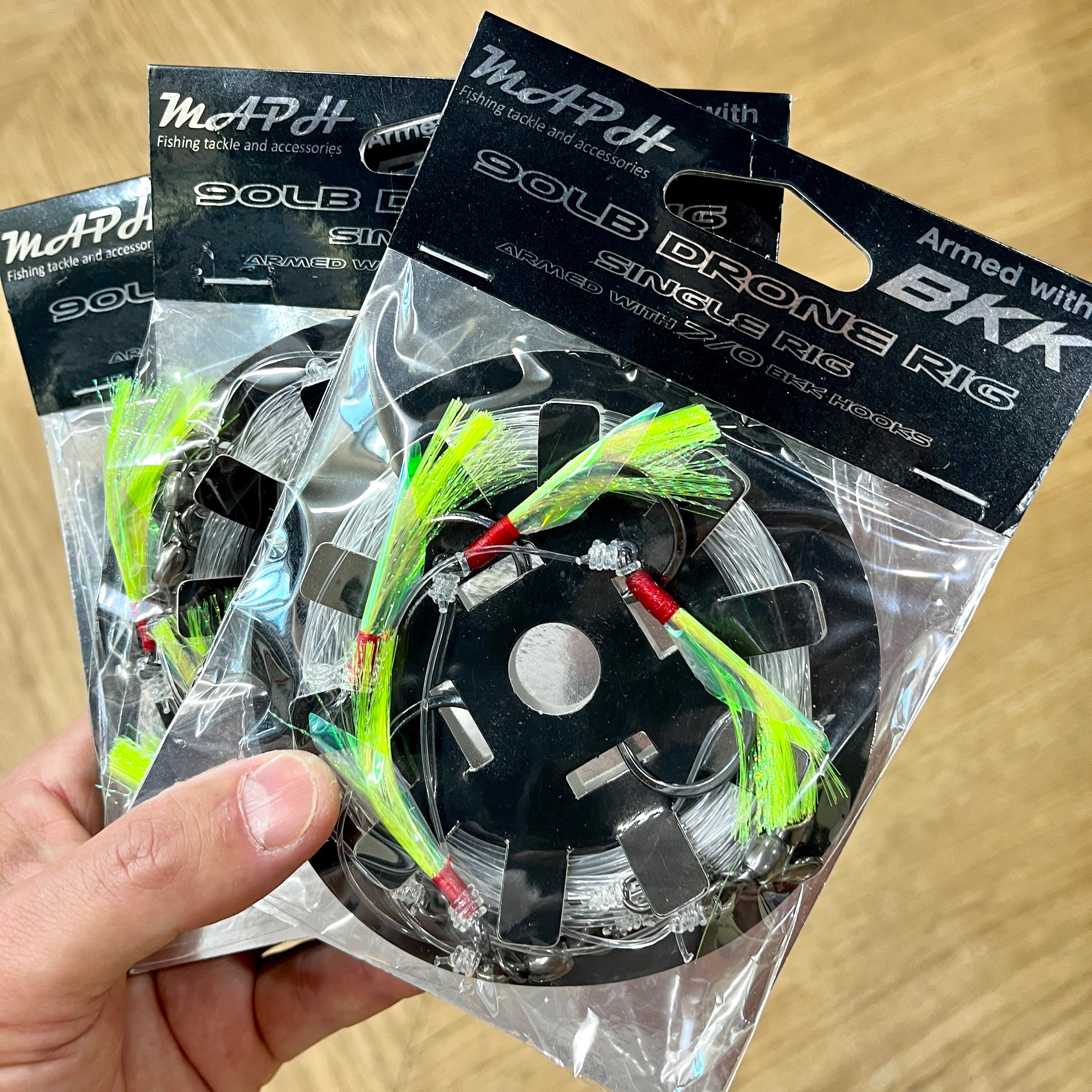 Mapheox Drone Rig BKK Hooks (Single Rig)