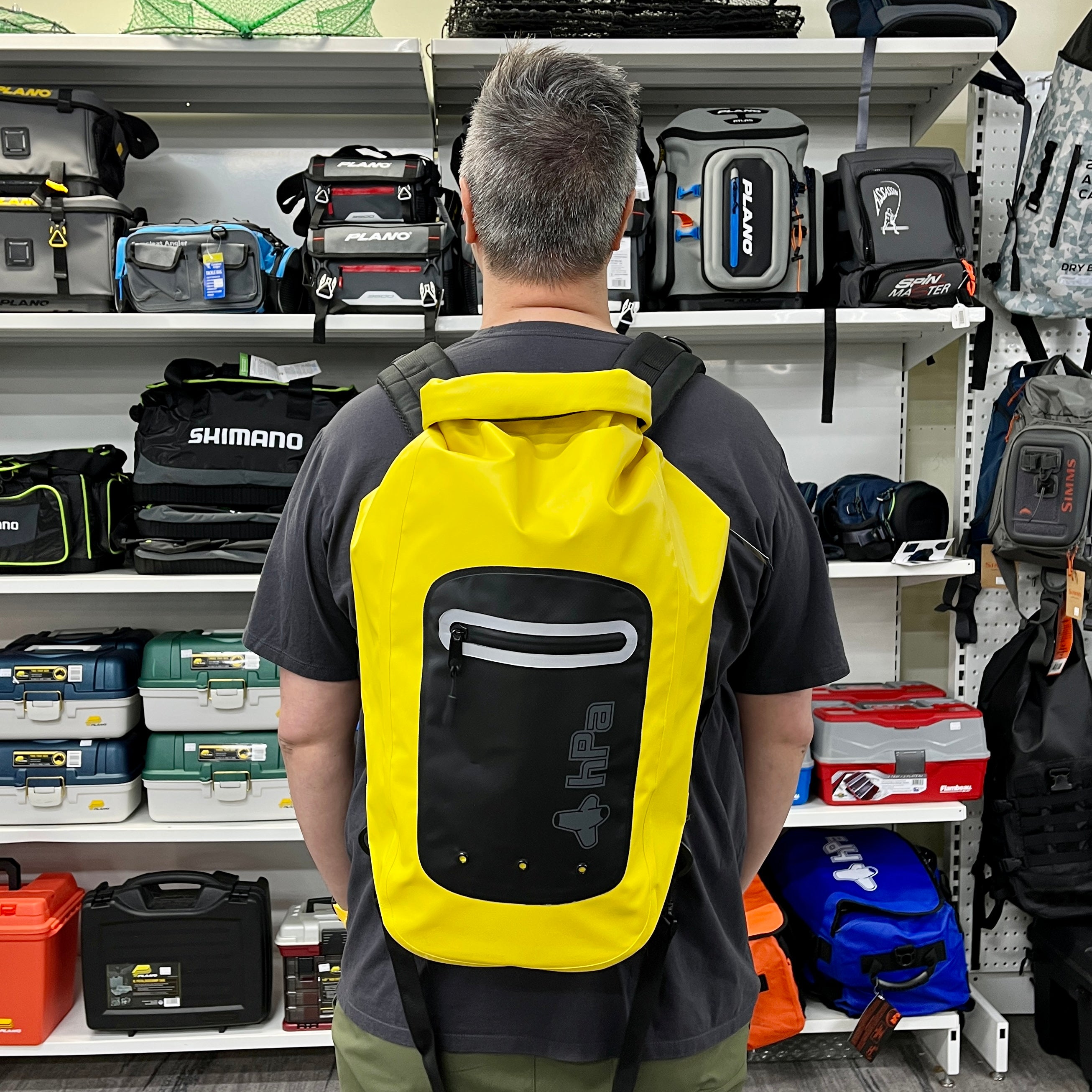HPA 25L Yellow Rolltop HD Dry Backpack