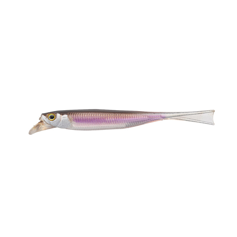 Jackall Driftfry 4in 5pk Ghost Wakasagi