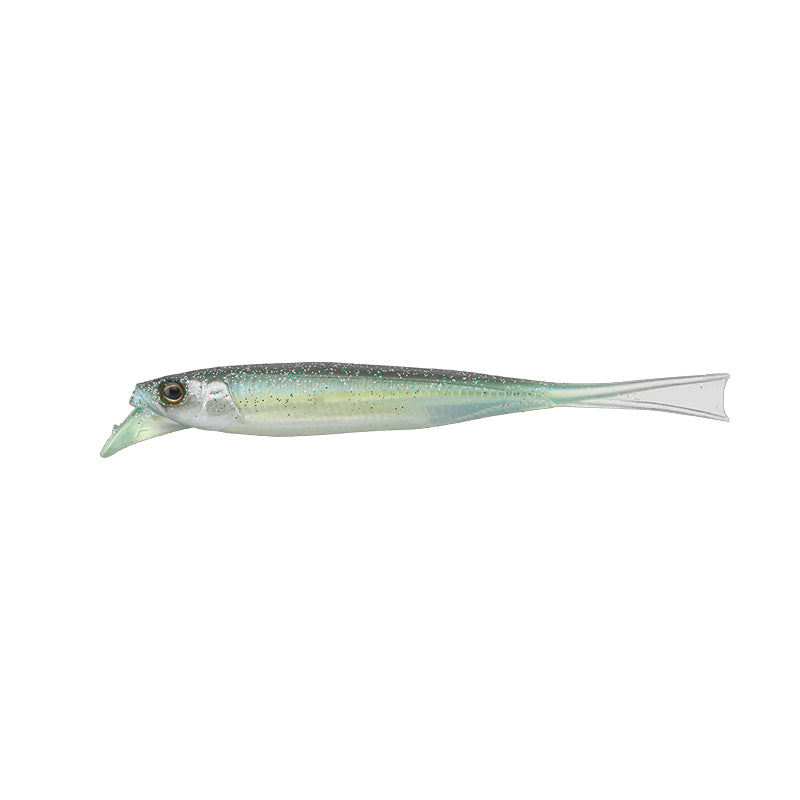 Jackall Driftfry 4in Dark Thunder Clear Bait