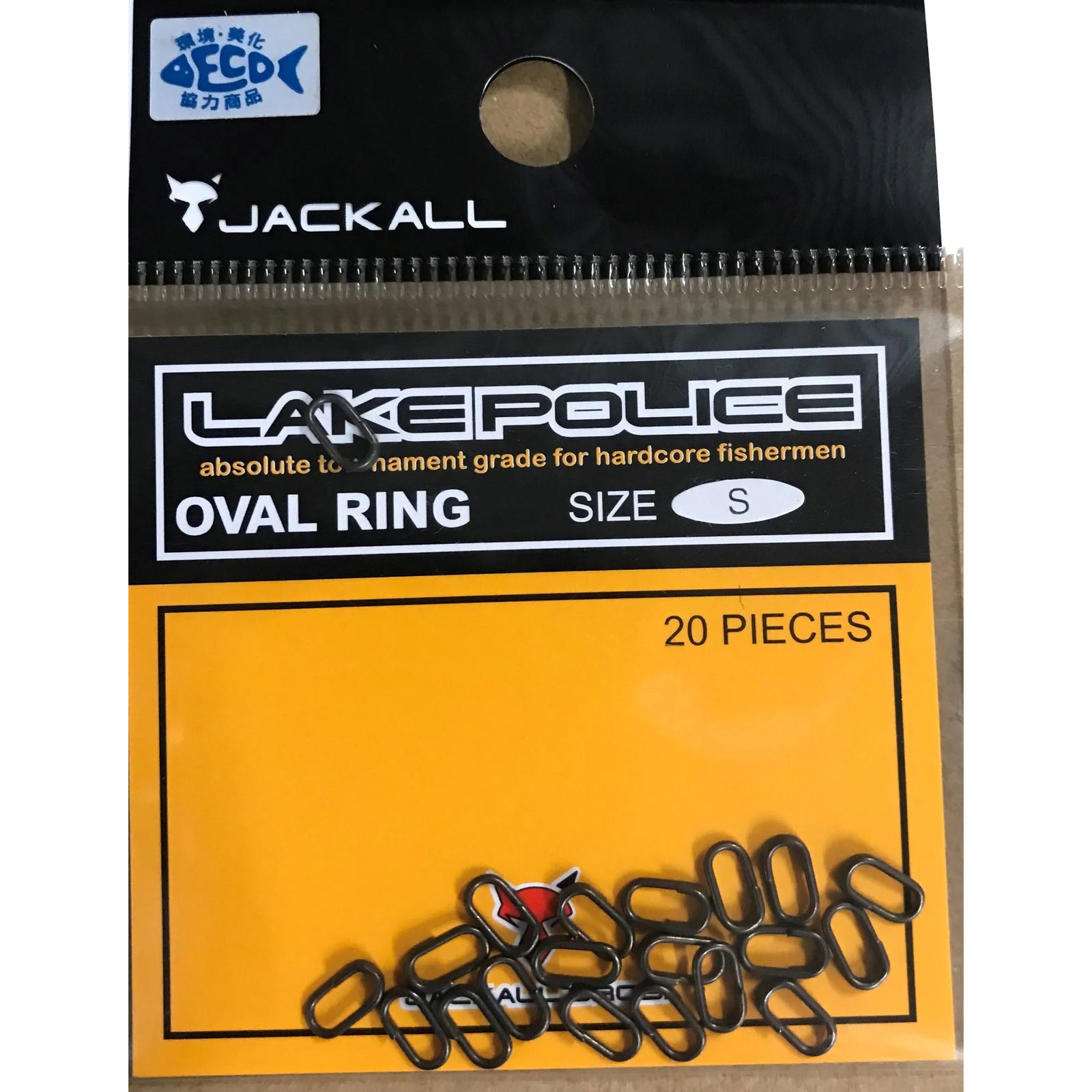 Jackall Lake Police Oval Ring Small