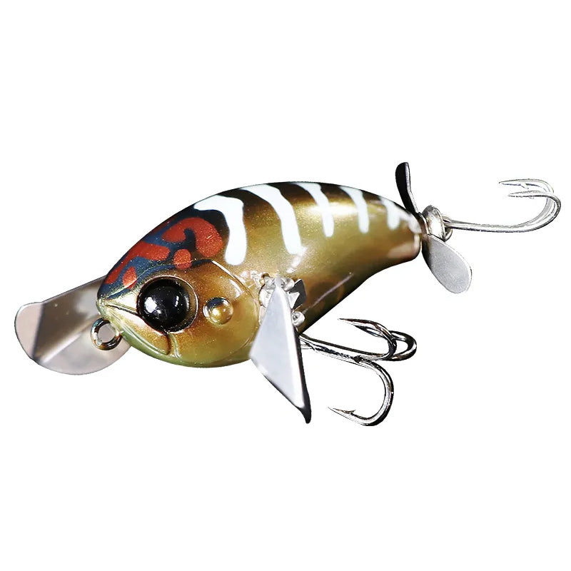 Jackall Micro Pompadour Bug Bug Clear Brown