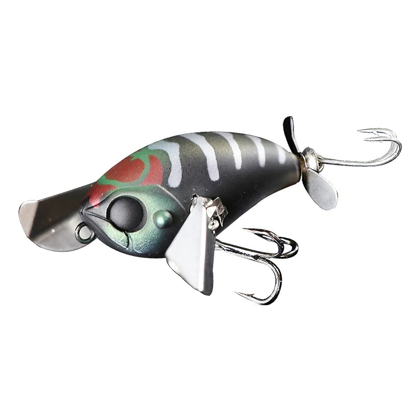 Jackall Micro Pompadour Bug Bug Matt Black