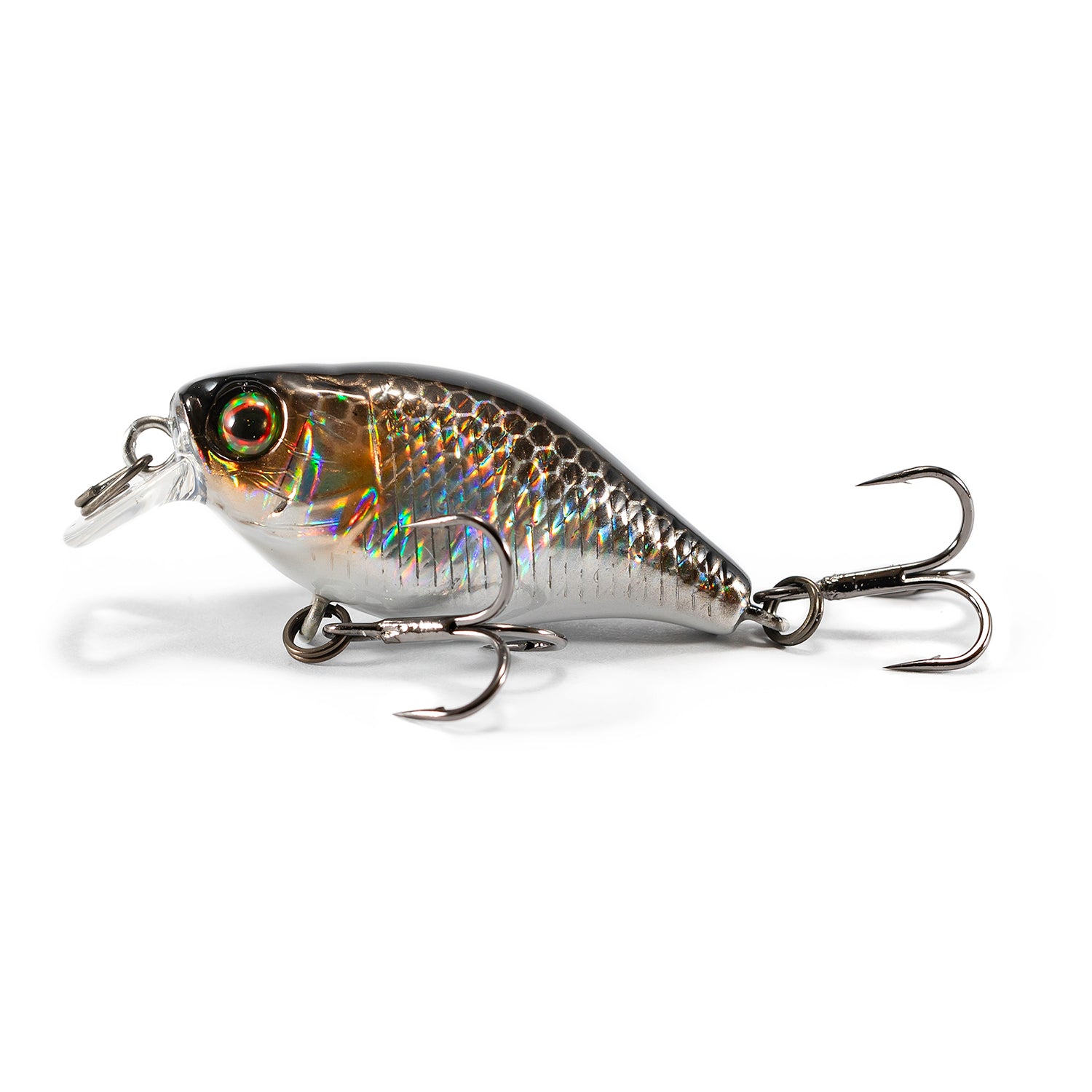 Jackall Shallow Chubby 38F Silent HL Silver and Black