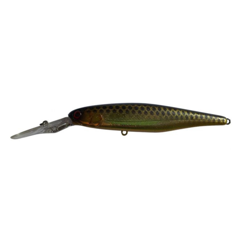 Jackall Super Squirrel 115SP Hank Tune Silent HL Sparkle Gold Black