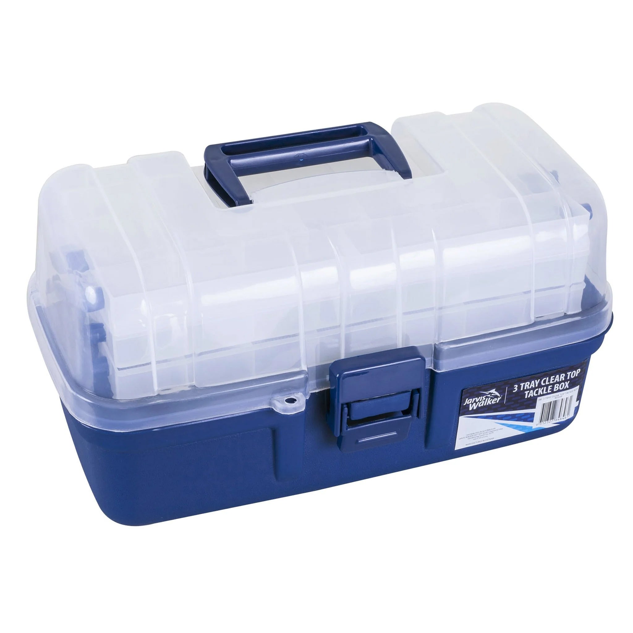 Jarvis Walker Clear Top Tackle Box 3 Tray