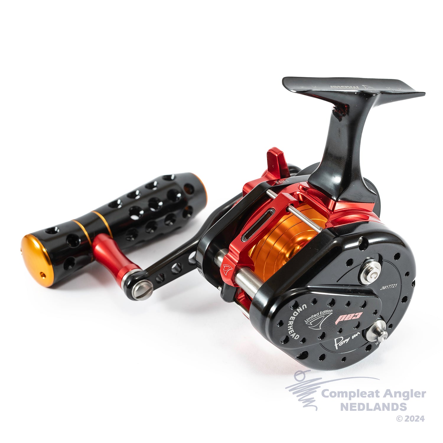 Jigging Master 25 Underhead PE3 R/H LTD BKRDGD - Black / Red / Gold