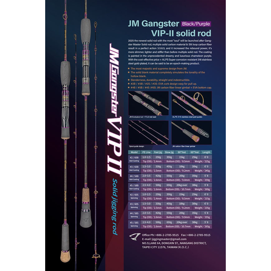 Jigging Master Gangster VIP-II Solid Details