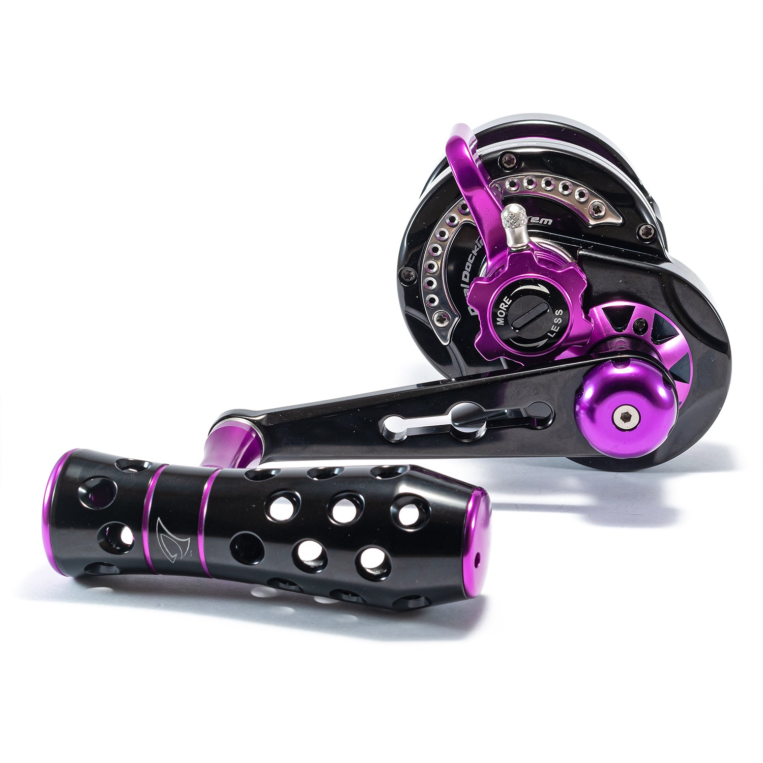 Jigging Master Monster Game W/ Turbo Knob PE3 RH Black Purple Right