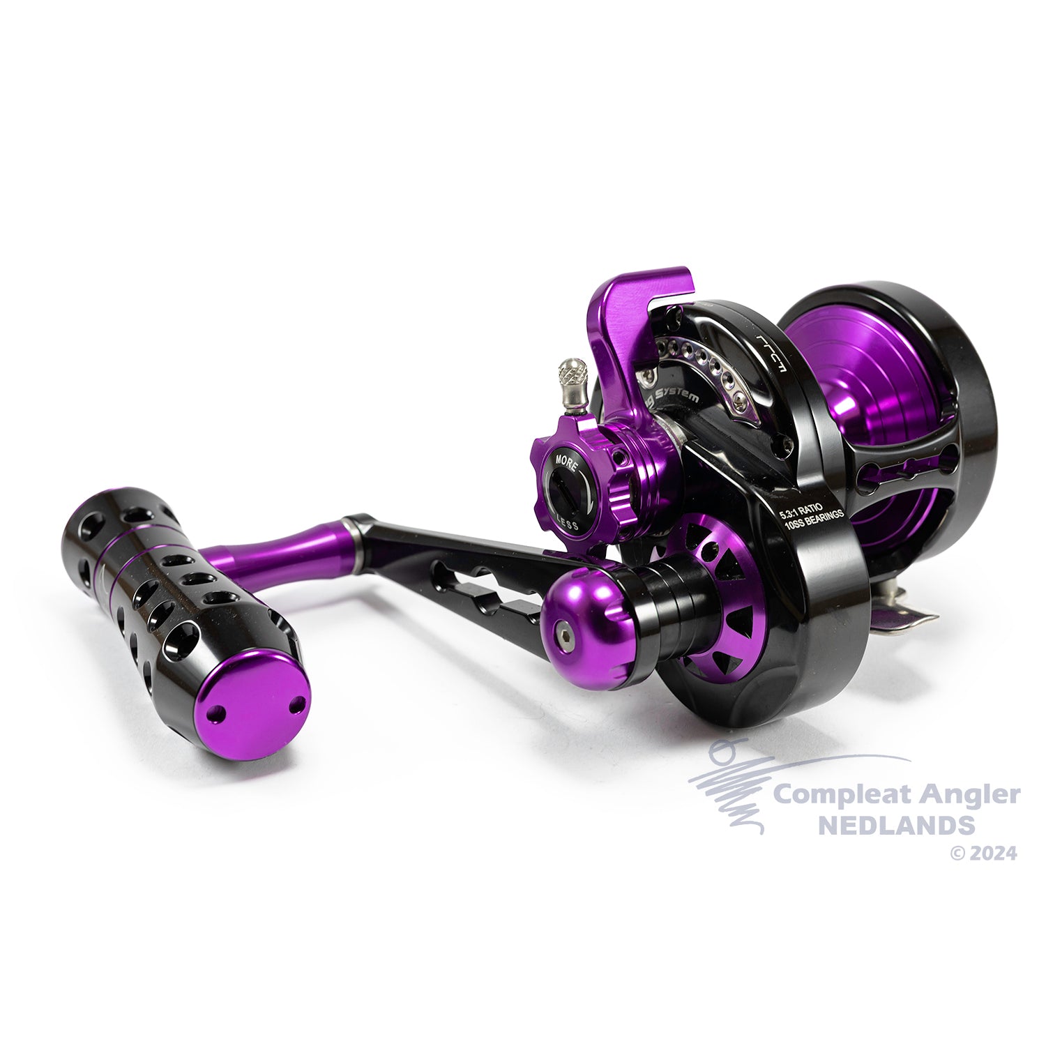 Jigging Master Monster Game w/ Turbo Knob PE4 R/H Black/Purple