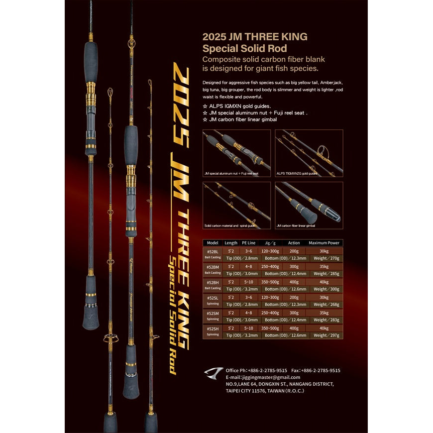 Jigging Master Three Kings Special Solid Details