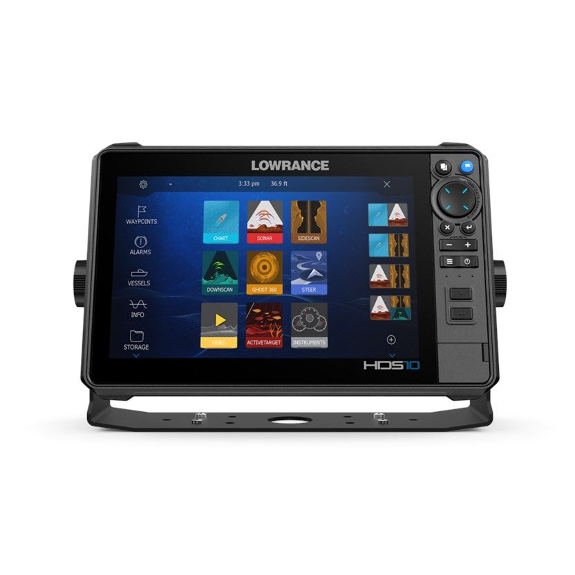 Lowrance HDS Pro 10 AUS/NZ inc 3-in-1 Transducer Front