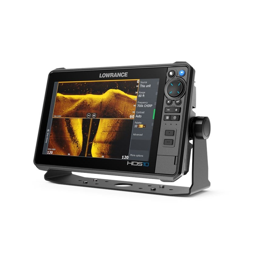 Lowrance HDS Pro 10 AUS/NZ inc 3-in-1 Transducer Front Left