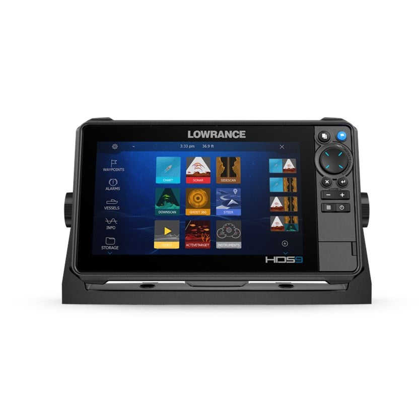 Lowrance HDS Pro 9 AUS/NZ inc 3-in-1 Transducer Front