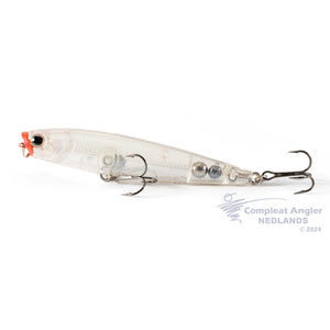 Lucky Craft Gunfish 75F Laser Clear Ghost