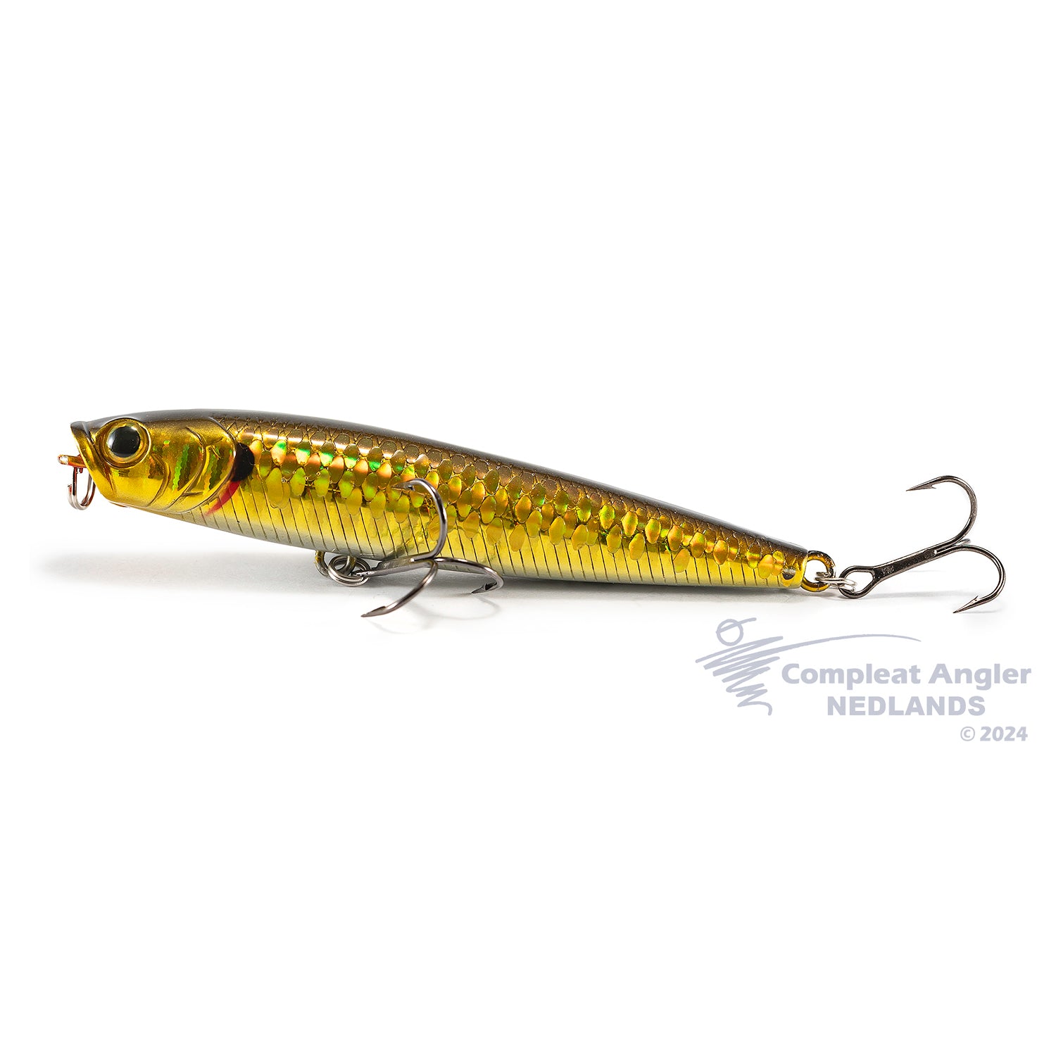 Lucky Craft Gunfish 75F Zebra MS Aurora Gold