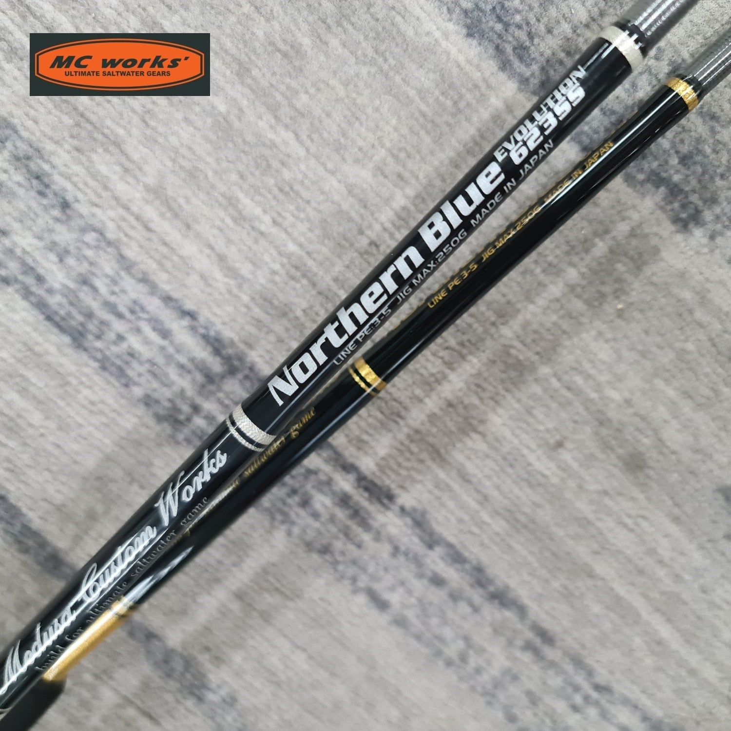 MC Works Northern Blue Evolution 623SS Cover Silver