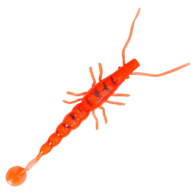 Madeye Paddle Prawn 5in Fluoro Orange